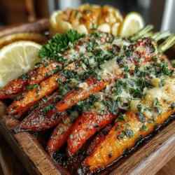 When it comes to side dishes that are both easy to prepare and bursting with flavor, Garlic Parmesan Roasted Baby Carrots stand out as a delightful option. This dish is not only a feast for the taste buds but also a visual treat, offering vibrant colors and a tempting aroma that fills the kitchen. As more people strive to incorporate healthier options into their meals, this recipe showcases the versatility of carrots in a way that elevates them to star status. With a perfect blend of garlic, parmesan, and herbs, these roasted baby carrots are destined to become a favorite at family dinners, holiday gatherings, or even as a simple weeknight side.