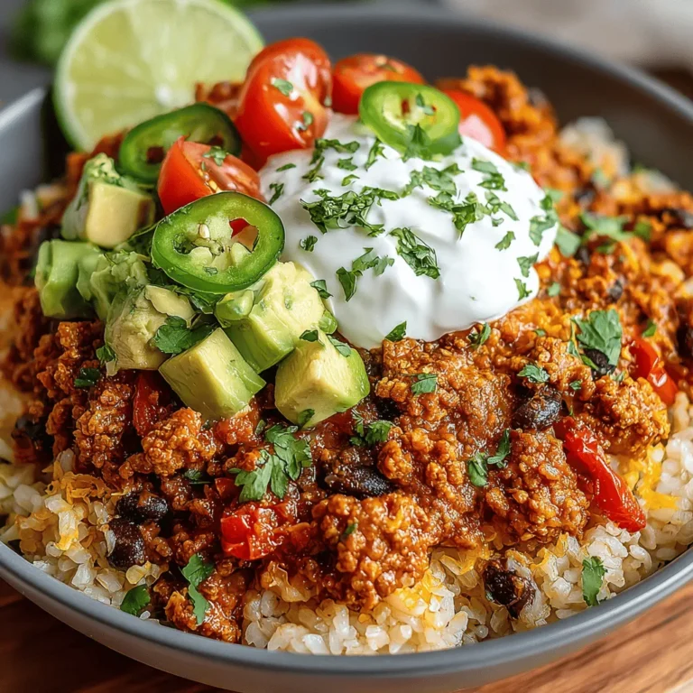 Embark on a flavorful journey with our Zesty Southwest Turkey Taco Bowls, a delicious and nutritious meal perfect for any occasion. This recipe combines the heartiness of ground turkey with vibrant vegetables, all nestled on a base of fluffy brown rice or quinoa. Packed with spices and fresh toppings, these taco bowls bring a taste of the Southwest right to your dining table. Whether you’re looking for a quick weeknight dinner or a dish to impress friends at a gathering, these turkey taco bowls will satisfy your cravings while keeping your health in check.