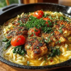 There’s something incredibly comforting about a one-pan meal that comes together effortlessly, especially after a long day. As a food lover and a home cook, I find solace in the simplicity and heartiness of dishes like Garlic Herb Chicken Orzo Skillet. This dish isn’t just about the ingredients; it tells a story of quick weeknight dinners that feel special, cozy weekends spent in the kitchen, and the wonderful aromas that fill the air as everything cooks together.