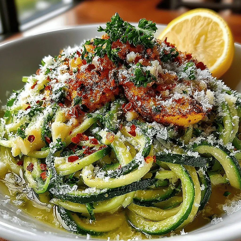In recent years, zucchini noodles, also known as "zoodles," have gained a significant following, emerging as a favored alternative to traditional pasta. As more people seek healthy dining options, these vibrant strands of zucchini have become synonymous with various dietary preferences, including gluten-free and low-carb lifestyles. The Zesty Garlic Butter Zucchini Noodles recipe stands out as a delightful choice for those eager to incorporate more vegetables into their meals without compromising on flavor. This dish beautifully balances the richness of garlic butter, a hint of spice, and the savory notes of cheese, creating a satisfying and nutritious meal that can be enjoyed by everyone.