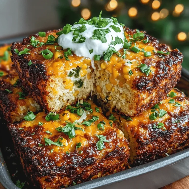 When creating the Spicy Jalapeño Cheddar Corn Fritter Bake, the key to achieving a light and fluffy texture lies in how you incorporate your add-ins. Once you’ve prepared your base batter, it’s essential to gently fold in any additional ingredients, such as the fresh corn, diced jalapeños, and shredded cheddar cheese.