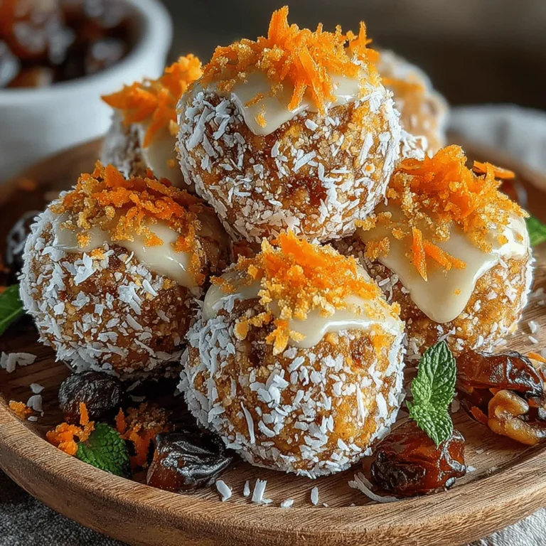 In recent years, there has been a notable shift in how we approach snacking. With an increasing focus on health and wellness, more people are seeking out nutritious alternatives to traditional snacks. This trend has paved the way for creative recipes that not only satisfy cravings but also provide essential nutrients. One such delightful creation is the Carrot Cake Bliss Balls. These bite-sized treats encapsulate the beloved flavors of traditional carrot cake while being a healthier option, perfect for anyone looking to indulge guilt-free.
