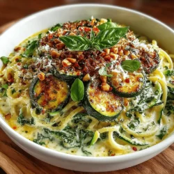 If you're seeking a delightful and health-conscious alternative to traditional pasta dishes, look no further than Zesty Creamy Zucchini Pasta. This recipe is a celebration of fresh ingredients that not only tantalize your taste buds but also align with various dietary preferences. With its vibrant flavors of lemon and the subtle sweetness of zucchini, this creamy pasta dish stands out as both comforting and invigorating. Whether you're a devoted pasta enthusiast or someone looking to incorporate more vegetables into your meals, this dish is sure to impress.