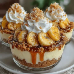 To create the perfect No-Bake Banana Cream Cups, it’s essential to understand the role each ingredient plays in achieving the desired flavor and texture. Let’s break down the key components of this recipe: