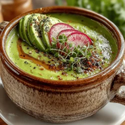 Lime juice and olive oil are key players in our Creamy Avocado Pea Bliss recipe, bringing not only vibrant flavors but also a dose of healthy fats. Lime juice adds a zesty brightness that lifts the natural sweetness of the peas and the creaminess of the avocado. The acidity helps balance the richness, creating a well-rounded flavor profile that keeps each bite refreshing.