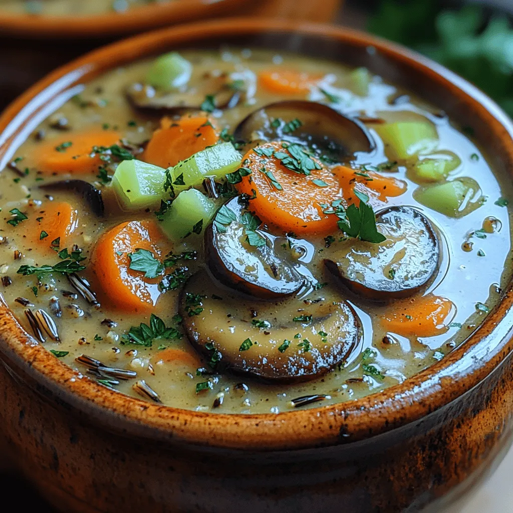 As the seasons change and the air turns crisp, there’s nothing quite as comforting as a steaming bowl of soup. Among the myriad of soup options available, Creamy Mushroom Wild Rice Soup Delight stands out as a wholesome and nutritious meal, perfect for chilly days or as a delightful family dinner. This soup is not only rich in flavor but also boasts a creamy texture that envelops each ingredient, creating a warm embrace with every spoonful. The combination of earthy mushrooms and hearty wild rice brings a unique depth to this dish, making it a go-to recipe for those seeking both comfort and nourishment.