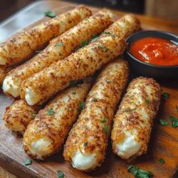 There’s something undeniably comforting about the gooey, cheesy goodness of mozzarella sticks. For many of us, these savory treats evoke fond memories of childhood, where each visit to the local pizzeria culminated in a plate of these delectable delights. The crispy exterior, the warm, stretchy cheese—it's a combination that simply can't be resisted. Fast forward to today, and I’m excited to share with you a healthier twist on this classic appetizer: air-fried mozzarella sticks. Not only are they lower in calories, but they’re also remarkably easy to make! Whether you’re gearing up for game nights, planning a cozy movie marathon, or just seeking a snack to satisfy those cheesy cravings, this recipe is sure to delight.