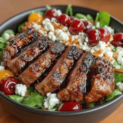 Cherry & Beef Salad Bowl: Preparation Steps and Serving Suggestions