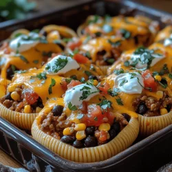 As a lifelong food enthusiast, I have always believed in the magic that happens when different cuisines collide. The culinary world is filled with innovative combinations that can surprise and delight the palate, and one of my favorite creations that embodies this culinary harmony is Zesty Taco Stuffed Pasta Shells. This dish is the perfect representation of how flavors can transcend their origins and create something uniquely delicious.