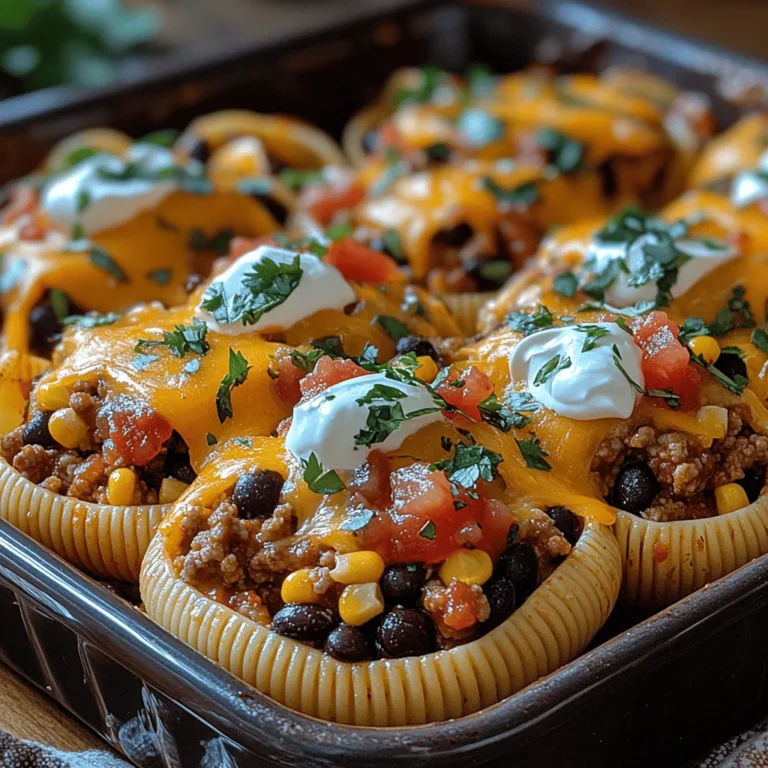 As a lifelong food enthusiast, I have always believed in the magic that happens when different cuisines collide. The culinary world is filled with innovative combinations that can surprise and delight the palate, and one of my favorite creations that embodies this culinary harmony is Zesty Taco Stuffed Pasta Shells. This dish is the perfect representation of how flavors can transcend their origins and create something uniquely delicious.