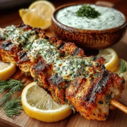 Chicken skewers have a rich history that spans multiple cultures. From the Middle Eastern shish kebab to the Mediterranean souvlaki, skewered meats have been a staple in various cuisines around the world. The versatility of chicken makes it an ideal candidate for skewering, as it easily absorbs marinades and pairs well with a multitude of flavors. In this recipe, the zesty combination of lemon and dill not only enhances the chicken’s natural taste but also pays homage to Mediterranean culinary traditions.