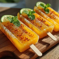 As the summer sun blazes overhead, the demand for refreshing, homemade treats rises. Popsicles have become a beloved staple for cooling off on hot days, offering a delightful blend of flavors that can be as simple or as complex as desired. Among the many options available, Zesty Chili Citrus Popsicles stand out for their bold and unexpected flavor profile. This recipe combines the sweetness of citrus fruits with the invigorating kick of chili, creating a unique experience that tantalizes the taste buds.