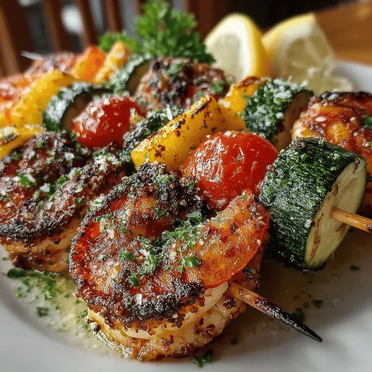 If you're looking for a dish that embodies freshness and vibrant flavors, look no further than Zesty Lemon Skewers. This delightful recipe not only tantalizes your taste buds but also showcases the incredible simplicity of cooking with fresh ingredients. Perfect for summer barbecues, family gatherings, or even a cozy dinner at home, these skewers serve as a versatile option that can be enjoyed as a main course or a festive appetizer.