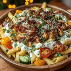 As the warmer months approach, many home cooks seek refreshing meal options that are both satisfying and easy to prepare. Enter the Chilled Chicken & Crispy Bacon Pasta Delight—a versatile dish that embodies the essence of summer dining. This chilled pasta salad not only makes for an ideal centerpiece at picnics and barbecues, but it also serves as a fantastic meal prep option for busy weeknights. With its vibrant colors, rich flavors, and balanced nutrition, this recipe is sure to be a hit with family and friends alike.