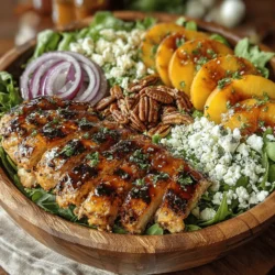 As the summer sun graces our tables with its warmth, nothing quite embodies the season like a vibrant Grilled Chicken Peach Salad with Honey-Lime Dressing. This dish is a celebration of the fresh produce that summer offers, combining tender, juicy grilled chicken with the sweet, succulent flavor of ripe peaches. The refreshing honey-lime dressing ties everything together, creating a balanced symphony of flavors that is both satisfying and invigorating.