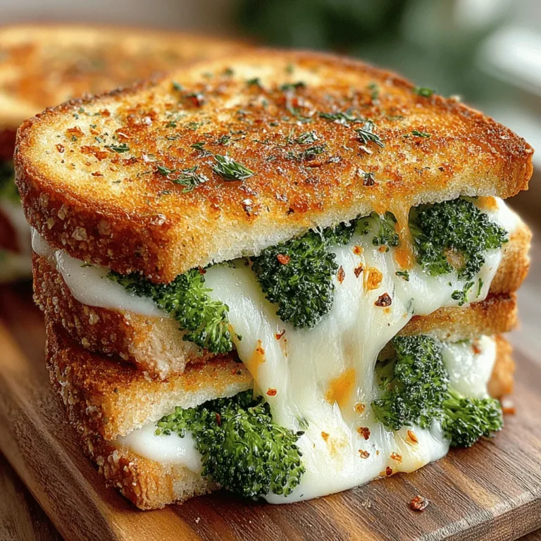 Grilled cheese sandwiches are a beloved staple in many households, celebrated for their simplicity and comforting flavors. However, as culinary creativity evolves, so too does our approach to this classic dish. Enter the Cheesy Roasted Broccoli Grilled Cheese—a delightful twist that elevates the traditional grilled cheese into a flavor-packed, nutritious meal. This innovative recipe incorporates fresh broccoli, transforming it from a side dish into a star ingredient, making it not only delicious but also a healthier option.