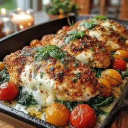 In today's fast-paced world, busy households often seek meals that are not only delicious but also convenient and quick to prepare. One-pan meals have surged in popularity, offering a perfect solution for families looking to simplify dinner while still enjoying flavorful and nourishing dishes. The Baked Mozzarella Chicken Sheet Pan Dinner exemplifies this trend, combining tender chicken, vibrant vegetables, and gooey cheese—all cooked together in a single dish. This recipe stands out as a delightful option for weeknight dinners, allowing you to serve up a wholesome meal without excessive cleanup or complicated cooking techniques.