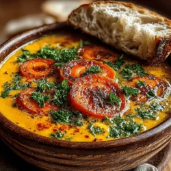 Cozy Up with Creamy Roasted Carrot Lentil Soup