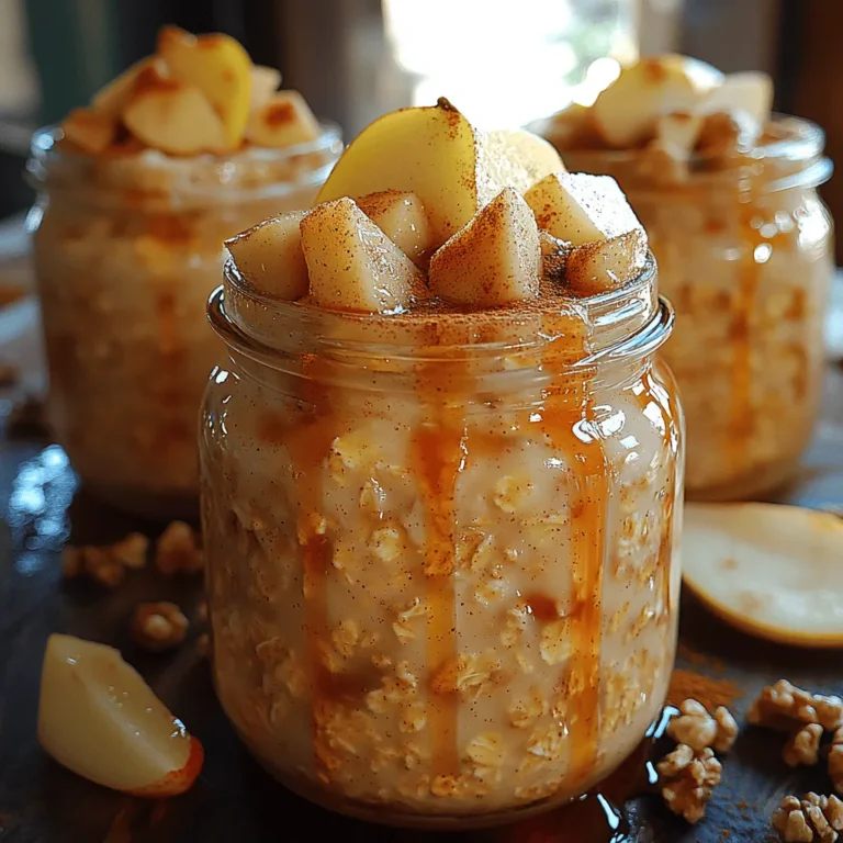 In recent years, overnight oats have surged in popularity as a go-to breakfast option for busy individuals and families alike. This no-cook method of preparing oats not only saves precious time during hectic mornings but also offers a customizable and nutritious meal that can be tailored to fit various dietary preferences. With their creamy texture and delightful flavor, overnight oats have become a staple in many households, and one of the most enticing variations is Cinnamon Pear Overnight Oats.