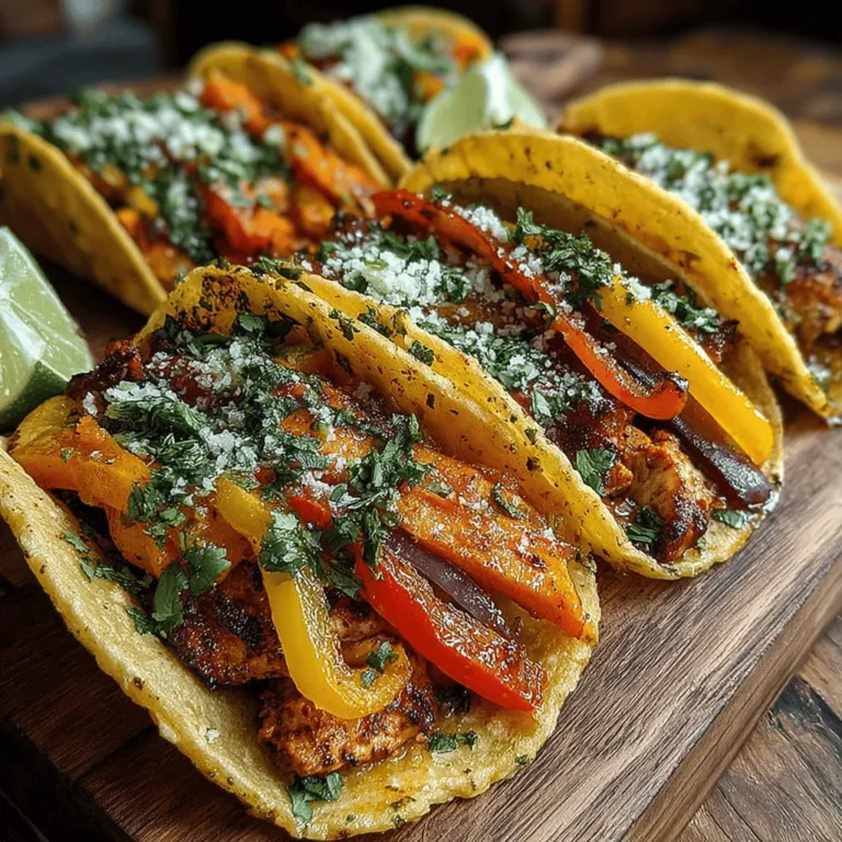 Fajitas have long been celebrated as a versatile and vibrant dish that brings people together over delicious flavors and fresh ingredients. Originating from Mexican cuisine, this dish typically features grilled meat served alongside sautéed vegetables and warm tortillas, making it a favorite for both family gatherings and casual weeknight dinners. However, if you're looking to elevate this classic dish, the Sweet Potato Chicken Fajitas Fiesta offers an exciting twist by incorporating sweet potatoes and an array of colorful vegetables. This unique combination not only enhances the visual appeal of your meal but also packs it with nutrients that will delight your taste buds and nourish your body.