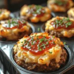 In the realm of comfort food, few dishes can rival the heartwarming allure of meatloaf. It's a meal that evokes nostalgia, warmth, and home-cooked goodness. Today, we're taking this classic dish and giving it a delightful twist with our recipe for Mini Meatloaf Marvels topped with fluffy potato topping. These mini-sized portions not only cater to the modern family’s need for convenience but also add an element of fun to mealtime. Perfect for family dinners, gatherings, or meal prepping, these mini meatloaves are designed to please both children and adults alike, making them an ideal choice for any occasion.