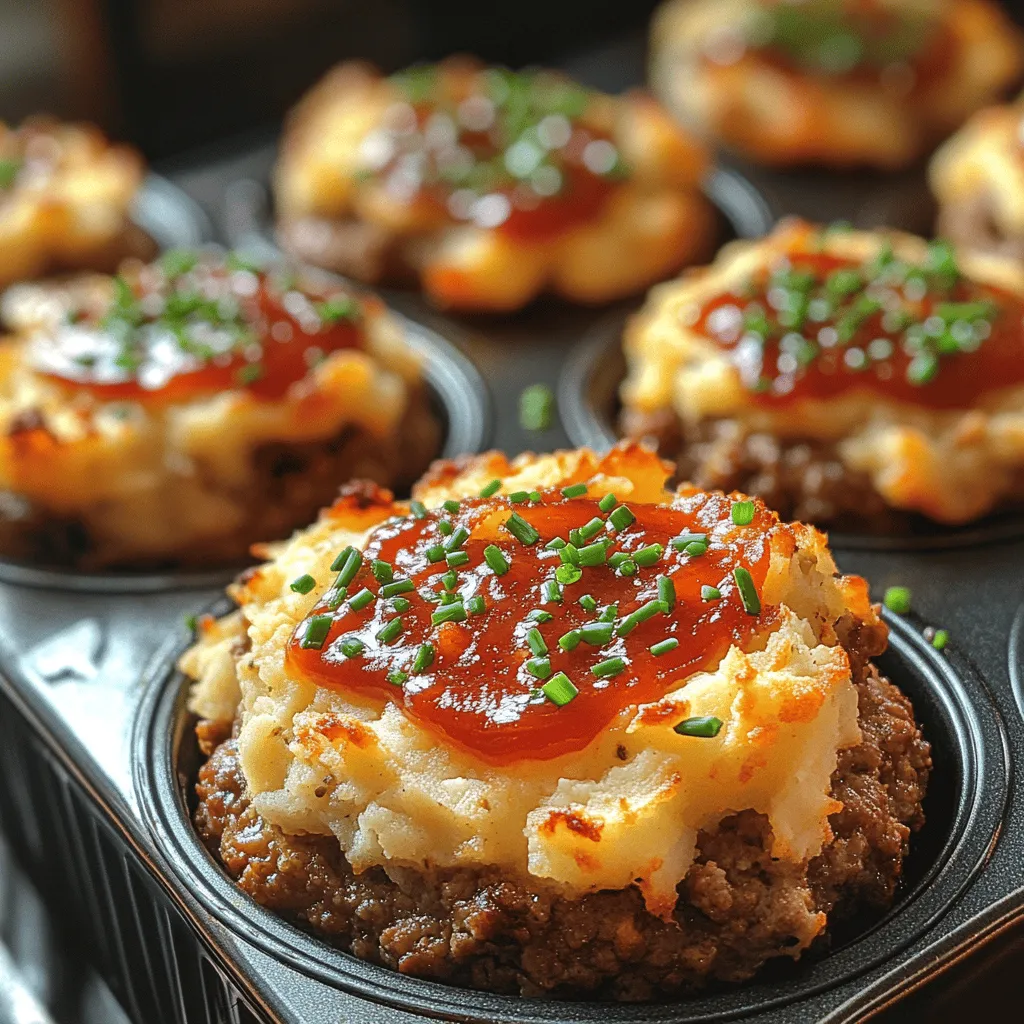 In the realm of comfort food, few dishes can rival the heartwarming allure of meatloaf. It's a meal that evokes nostalgia, warmth, and home-cooked goodness. Today, we're taking this classic dish and giving it a delightful twist with our recipe for Mini Meatloaf Marvels topped with fluffy potato topping. These mini-sized portions not only cater to the modern family’s need for convenience but also add an element of fun to mealtime. Perfect for family dinners, gatherings, or meal prepping, these mini meatloaves are designed to please both children and adults alike, making them an ideal choice for any occasion.