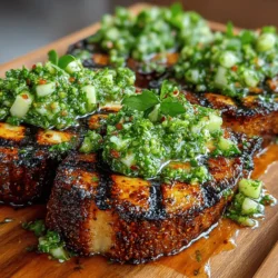 As culinary trends continue to evolve, plant-based recipes have gained significant popularity among food enthusiasts and health-conscious individuals alike. One dish that beautifully encapsulates the essence of this movement is Sizzling Eggplant Steaks with Refreshing Cucumber Pesto. This recipe not only showcases the versatility of eggplant but also delivers a delightful explosion of flavors and textures, making it a stellar choice for both casual dinners and elegant gatherings.