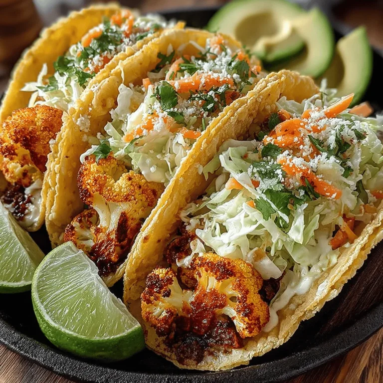 In the world of cooking, each ingredient plays a crucial role in creating the perfect balance of flavors and textures. The star of our Spicy Cauliflower Tacos is, of course, the cauliflower itself. When roasted, cauliflower develops a nutty flavor and crispy texture that is both satisfying and hearty. The spices used in the seasoning—cumin, smoked paprika, and chili powder—add depth and heat, elevating the dish to new heights.