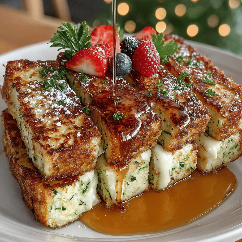 Preheating your oven is a crucial step in baking, as it ensures that your Zucchini French Toast Bake cooks evenly from the start. Set your oven to 350°F (175°C) and give it at least 10-15 minutes to reach the desired temperature. A properly preheated oven will help the dish rise beautifully and achieve that golden-brown crust on top, making it visually appealing while also enhancing the overall texture. Skipping this step can result in uneven cooking, leading to a soggy center or a burnt exterior.