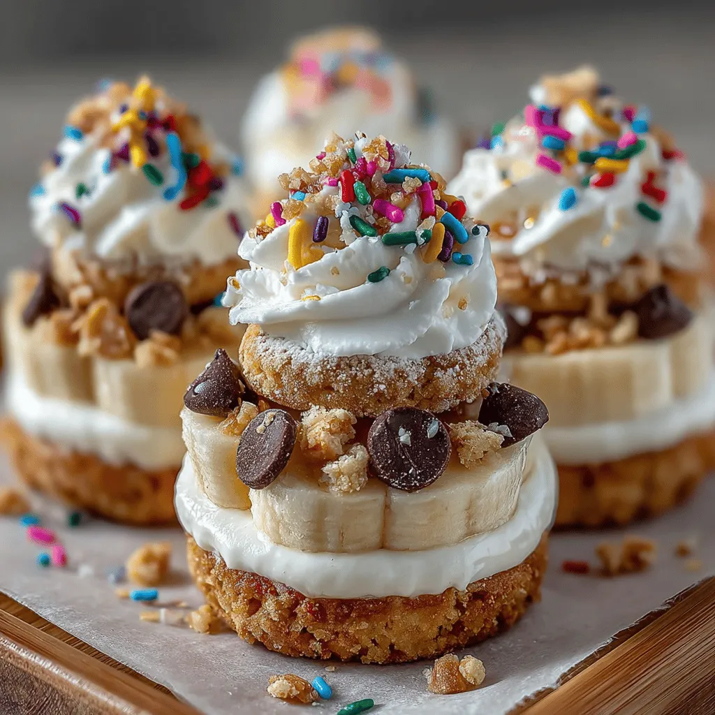 Discover the perfect blend of healthy indulgence and deliciousness with our Frozen Yogurt Cookie Dough Banana Coins. This innovative treat combines the natural sweetness of ripe bananas, creamy Greek yogurt, and a delightful cookie dough topping to create a snack that's not only satisfying but also nutritious. Ideal for warm weather or as a fun dessert, these banana coins are easy to make and perfect for sharing with family and friends.