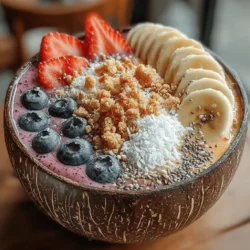 Smoothie bowls have surged in popularity over the past few years, emerging as a favored choice for health-conscious individuals and busy families alike. Their vibrant colors, delightful textures, and endless customization options make them a fun and nourishing meal that can be enjoyed at any time of the day. Among the myriad of smoothie bowl recipes available, the Berry Banana Oat Smoothie Bowl stands out for its delicious combination of flavors and impressive nutritional profile. This recipe not only tantalizes your taste buds but also delivers a wealth of health benefits, making it an ideal breakfast or a satisfying snack.