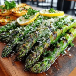 In recent years, grilled vegetables have gained immense popularity in modern cuisine, celebrated for both their vibrant flavors and health benefits. Among these, asparagus stands out as a particularly nutritious and versatile option. Whether served as a side dish or a main event, grilled asparagus can elevate any meal, showcasing its unique flavor and delightful crunch. One standout recipe is Zesty Lemon Parmesan Grilled Asparagus, which combines the bright acidity of lemon with the rich, savory notes of Parmesan cheese, creating a mouthwatering dish that appeals to a wide range of palates.
