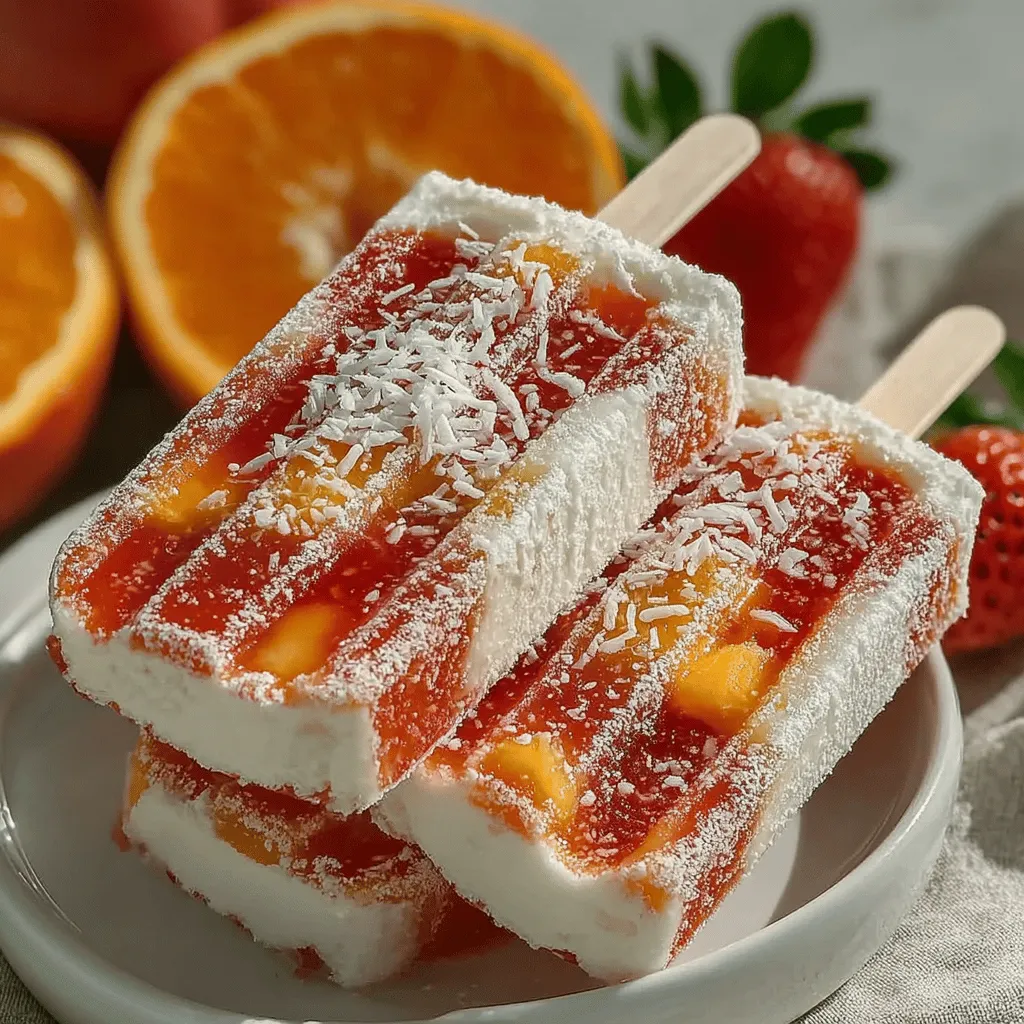 As the temperature rises and the sun shines brighter, there’s nothing quite as satisfying as a cool, refreshing treat to beat the heat. Enter the Tropical Bliss Frozen Peach Coconut Yogurt Pops—a delightful and nutritious indulgence that combines the sweet, juicy flavor of ripe peaches with the creamy richness of coconut yogurt. This recipe not only tantalizes your taste buds but also offers a healthy alternative to store-bought frozen desserts, making it a perfect choice for families seeking wholesome options during the warmer months.