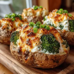 Stuffed potatoes have long been a beloved comfort food, offering a satisfying, hearty meal that can be customized to suit a variety of tastes. Their versatility makes them a go-to option for family dinners and gatherings, where everyone can enjoy a warm, filling dish. Among the myriad of ways to stuff a potato, the combination of oven-roasted broccoli and sharp cheddar cheese stands out as a nutritious and delicious pairing. This delightful recipe not only tantalizes the taste buds but also packs in the goodness of vegetables, making it a perfect choice for health-conscious eaters and cheese lovers alike.